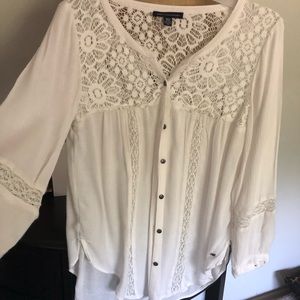 Cute lacy white shirt